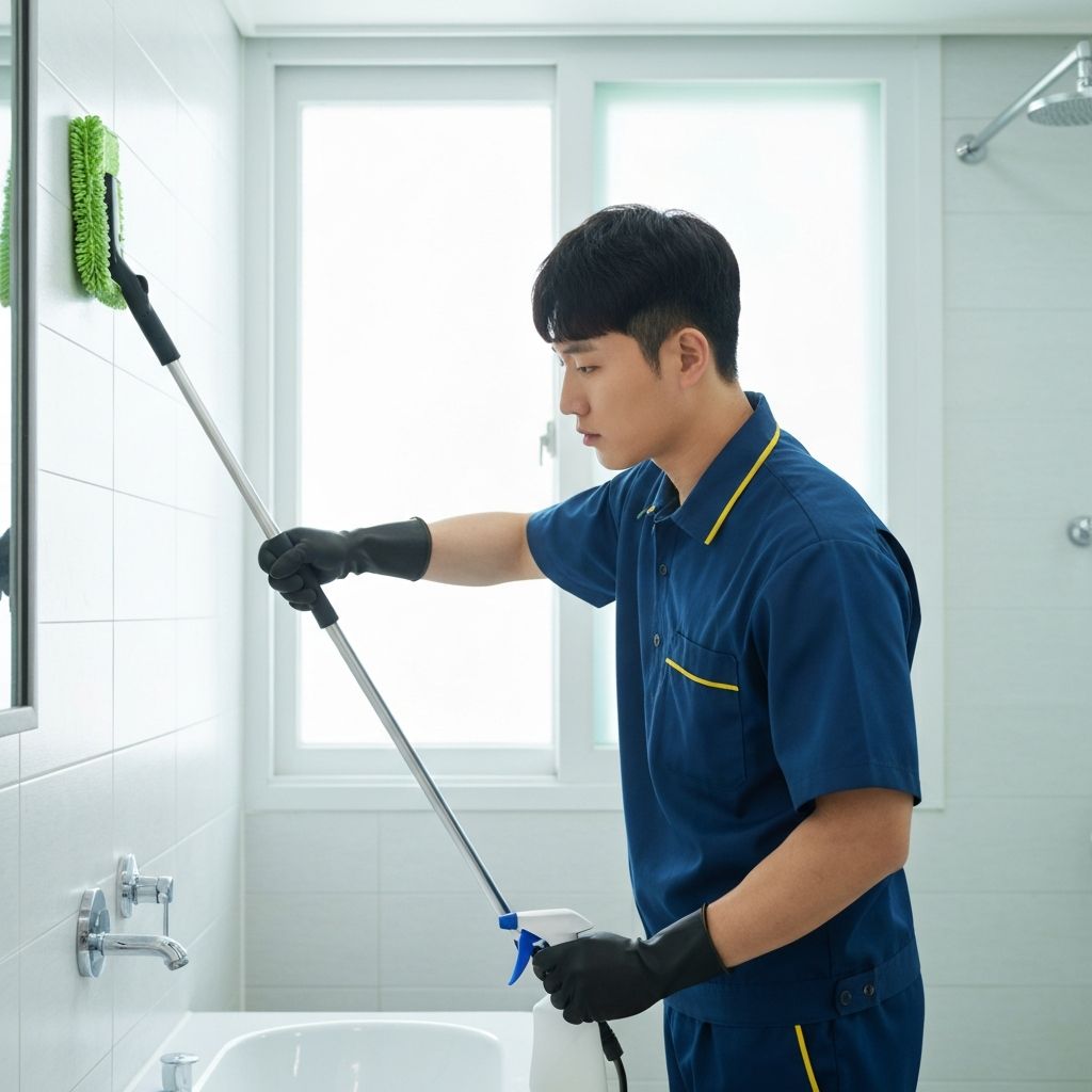 욕실 청소